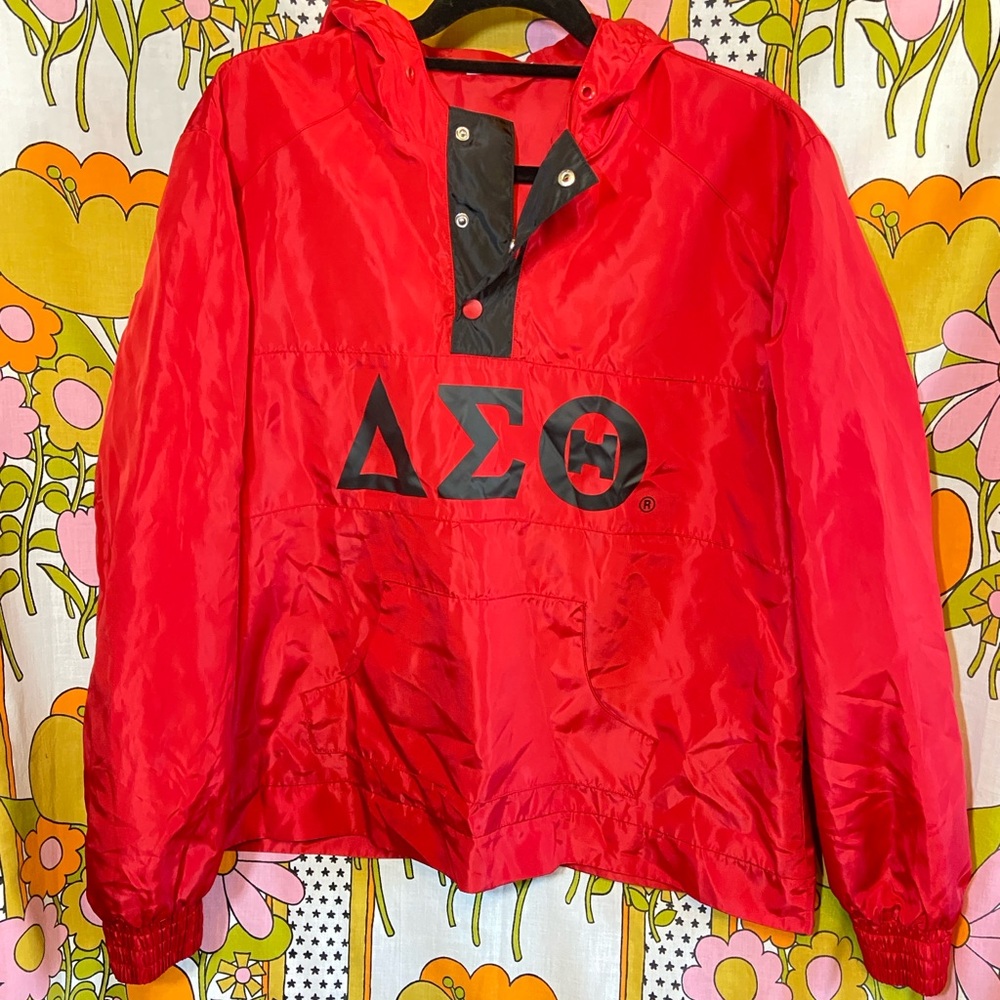 Delta Sigma Theta Sorority Pullover Windbreaker